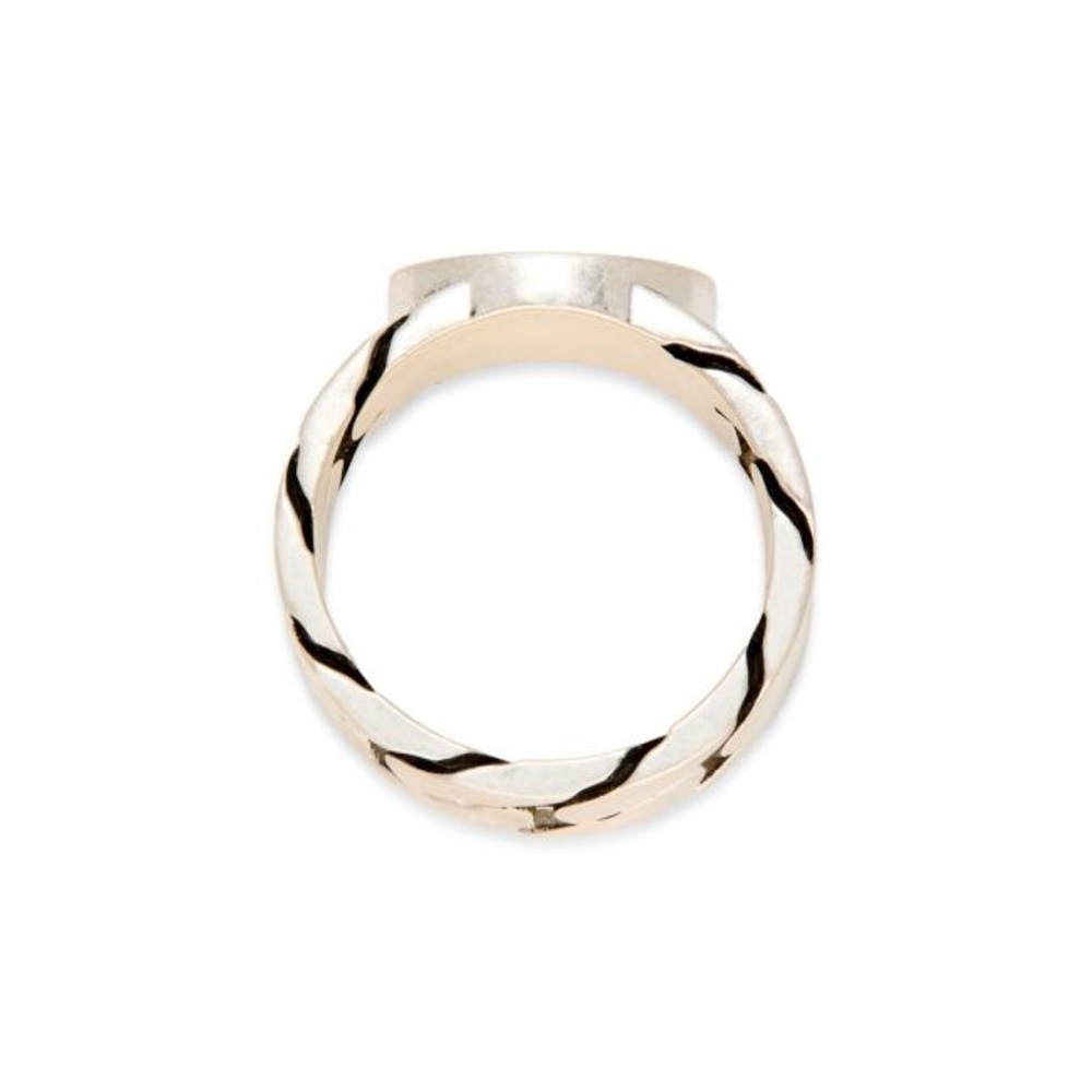 Gucci Green Enamel Sterling Silver Ring - Picture 3 of 7